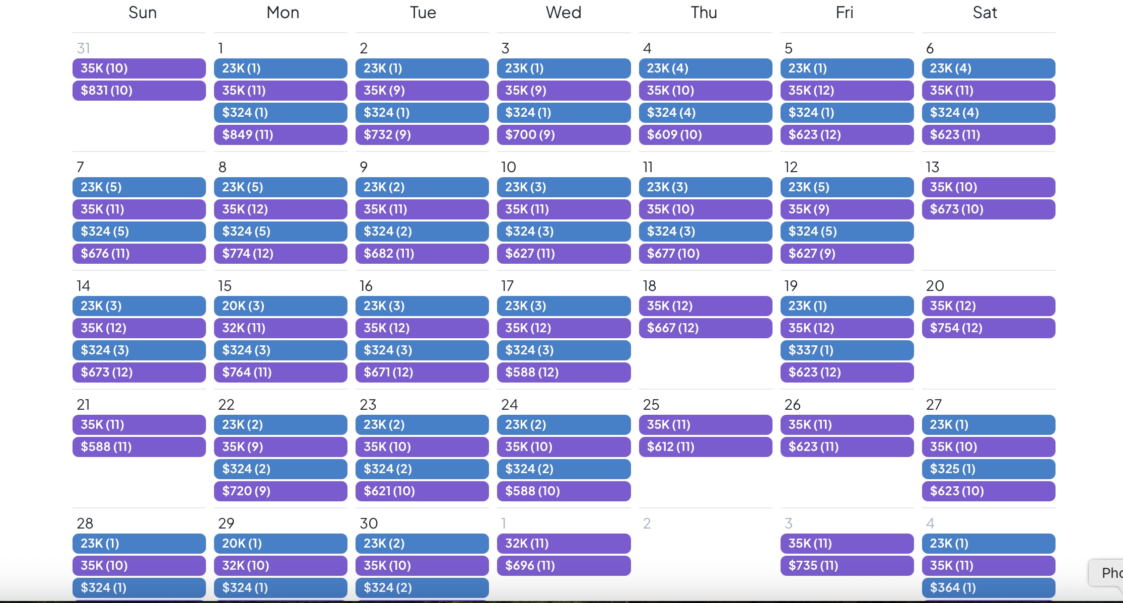 On points availability for La Zambra hotel on MaxMyPoint.com 